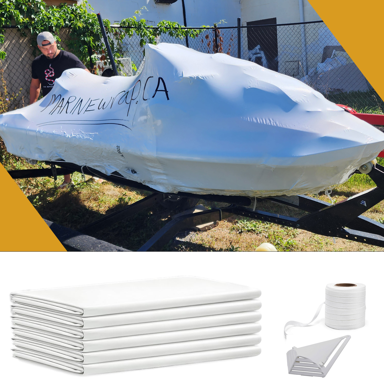 Value Shrinkwrap Xxx - 7Mil White, Lightweight Roll, 32' X 56' - 13004976 - 428-32Uwhf1