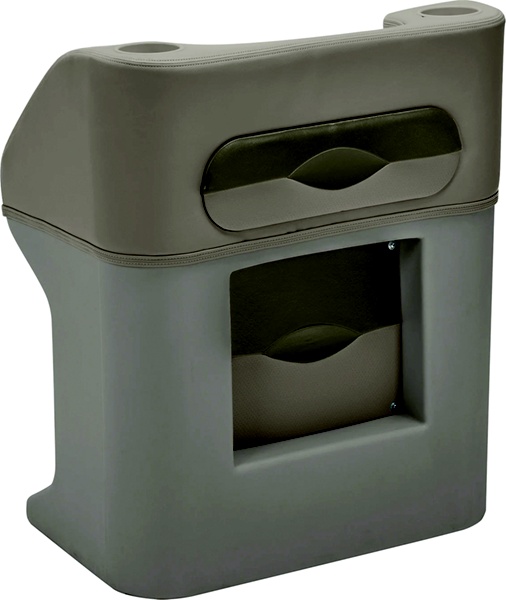 Wise BM11581749 Premier Pontoon Furniture Captain's Stand/Steering Console, Mocha Java/ Mushroom/Cafe - BM1158-1749 - 144-BM11581749F1