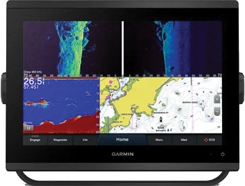 Garmin 0100236702 GPSMAP® 1223xsv GPS/Chartplotter, w/SideVü, ClearVü and Traditional CHIRP Sonar & Worldwide Basemap - 010-02367-02 - 322-0100236702F1