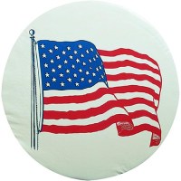 Adco Vinyl U.S. Flag Spare Tire Cover - 1782 - 104-1782F1
