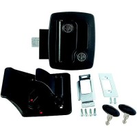 Bauer Door Latch W/Keys-Black Bell Rv Nods Rvx - 013-520 - 112-013520F1