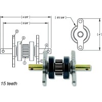 Ap Products 014281331 2 X 2 Gear Pack Without Roll Pins Assembly (15 Teeth) - 014-281331 - 112-014281331F1