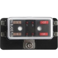 Cole Hersee 880024Bp Sd Mini Fuse Block, 4-Gang - 880024-Bp - 12-880024Bpf1