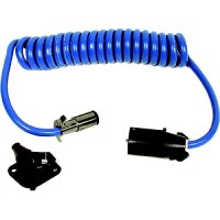 Blue Ox Bx88206 7 To 6 Wire Adapter Coiled Rv Electrical Cable - Bx88206 - 123-Bx88206F1