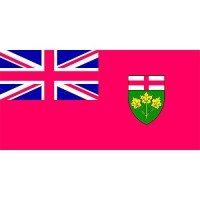 Flying Colours Nylon Ontario Flag, 12