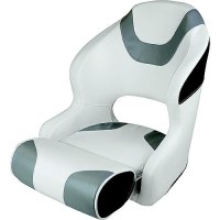 Wise Baja Series Bucket Seat W/Bolster, Brite White / Grey / Black - 3315-1782 - 144-33151782F1
