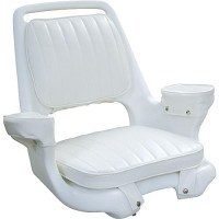 Wise Captain'S Chair Package With Chair, Cushion Set And Mounting Plate - White - 8Wd1007-3-710 - 144-8Wd10073710F1