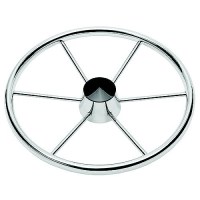 Schmitt 6 Spoke Stainless Destroyer Wheel, 15-1/2