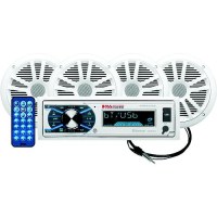 Boss Audio Mck632Wb64 Single-Din Am/Fm Receiver W/ 2 Pair 6.5