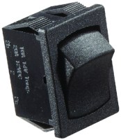 Switch-Rocker 10A On-Off Black - S431 - 350-S431F1