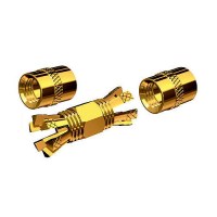 Pl258 Gold Plated Solderless Double Female Vhf Radio Connector - Pl-258-Cp-G - 167-Pl258Cpgf1