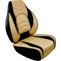 Springfield 10416841 Fish Pro High Back Seat, Charcoal/Tan - 1041684-1 - 169-10416841F1
