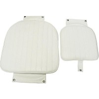 Springfield Admiral Fixed Height Chair Package, White (Includes Seat With Low Profile Armrest, No Cushions, Pedestal With Floor Base, Mounting Plate And Locking Swivel) - 1001408-L - 169-1001408Lf1