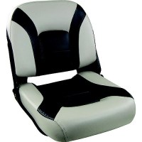 Springfield 10610771 Skipper Low Back Fold Down Seat, Charcoal & Gray - 1061077-1 - 169-10610771F1