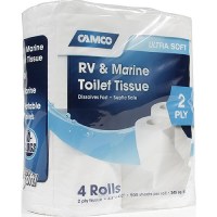 Camco 40274 Toilet Tissue-Toilet Paper 2 Ply 4/Pk 500 Sheets - 40274 - 17-40274F1
