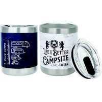 Camco 53328 Lowball Whiskey Tumblers, 2/Pk - 53328 - 17-53328F1