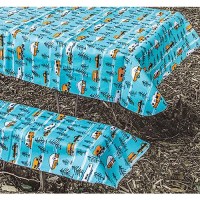 Camco 53380 Tablecloth & Bench Cover Set, Blue Multi Rv Sketch - 53380 - 17-53380F1