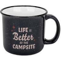 Camco 53473 Ceramic Mug, 14 Oz., Green - 53473 - 17-53473F1