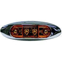 Anderson Led Clearance/Side Marker Light Kit With Chrome Bezel - V168Xa - 177-V168Xaf1