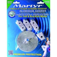 Martyr Anode Kit For Yamaha 40-60 Hp Outboards, Aluminum - Cmy4060Kita - 194-Cmy4060Kitaf1