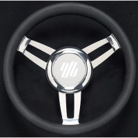 Foscari Steering Wheels, Black Vinyl Chrome - Foscari V/Ch/B - 216-Foscarivchbf1