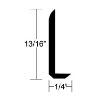 Taco A500275Tal12D Aluminum Edge Molding - A50-0275Tal12D - 236-A500275Tal12Df1