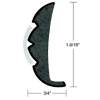 Rigid Vinyl Flex Core Rub Rail - V21-9959Whc50D - 236-V219959Whc50Df1