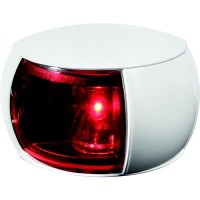 Hella 980520011 Naviled® Port (Red) Side Light Only, White W/Red Lens, 1 Ea. - 980520011 - 265-980520011F1