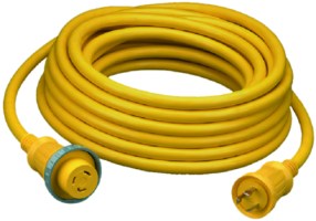 Hubbell 30A 125V Vinyl Jacketed Pre Wired Shore Power Cable Set - Hbl61Cm03 - 36-Hbl61Cm03F1