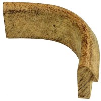 Whitecap 60832 Teak Rail Molding, Inside Corner - 60832 - 299-60832F1