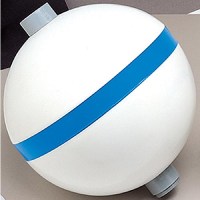 Taylor Sur-Moor T3C Mooring Buoy - White With Blue Reflective Striping - 46370 - 32-46370F1