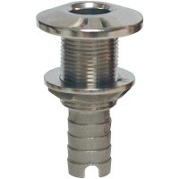 Groco Hth Stainless Steel Hose Thru-Hull - Hth-1000-S - 34-Hth1000Sf1