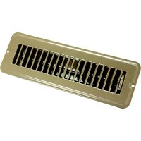 Jr Products Metal Floor Registers, Brown Dampered - 02-28915 - 342-0228915F1