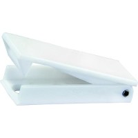 Jr Products Square Baggage Door Catch, White, 2/Pk - 10355 - 342-10355F1