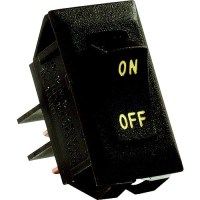 Jr Products Labeled 12V On/Off Switch, Brown - 12605 - 342-12605F1