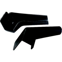 Jr Products 655Flexbka Flexible Rain Gutter Spouts, Black, Pr. - 655-Flex-Bk-A - 342-655Flexbkaf1
