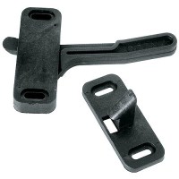 Rv Designer E295 Black Right Hand Phillips Rv Screen Door Latch - E295 - 350-E295F1