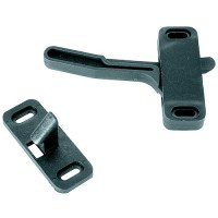 Rv Designer E297 Black Left Hand Phillips Rv Screen Door Latch - E297 - 350-E297F1