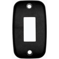Rv Designer S385 Rocker Switch Mounting Plate, Black - S385 - 350-S385F1