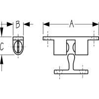 Stud Catches, Pr. - 222822-1 - 354-2228221F1