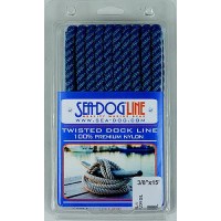 Sea Dog Premium Twisted Three-Strand Nylon Dock Line - 301110015Bl-1 - 354-301110015Bl1F1
