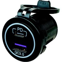 Seadog 4265101 Power Socket W/O Light -Usb 3.0 & Usb-C - 426510-1 - 354-4265101F1