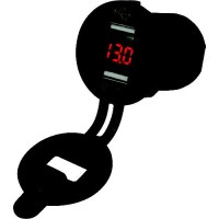 Seadog 4265171 Double Usb Socket/Voltmeter W/Hidden Display - 426517-1 - 354-4265171F1