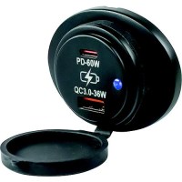 Seadog 4265351 Surface Mount Usb 3.0 & Usb-C Power Socket, Oval - 426535-1 - 354-4265351F1