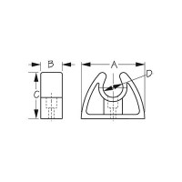 Pole Storage Clip 3/4 2/Cd - 491145-1 - 354-4911451F1