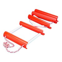 Seadog 5825031 Portable Emergency 3 Step Boarding Ladder, High-Visibility Orange Polycarbonate & Nylon Rope - 582503-1 - 354-5825031F1