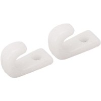 Lashing Hook 1-Hole Wht 5Pk - 671426-1 - 354-6714261F1