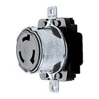 Hubbell Heat Resistant Thermoset Base Single 50A Receptacle - Hbl63Cm69 - 36-Hbl63Cm69F1