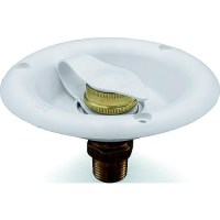 Thetford 94218 City Water Dish W/Brass Check Valve, Polar White - 94218 - 363-94218 Superseded By: 865-94218F1