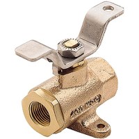Bronze Ball Type Fuel Shut-Off Valve, 1/2